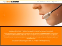 Desktop screenshot for contact-emailsupport.com