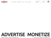 Desktop screenshot for adxad.com