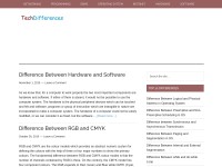 Desktop screenshot for techdifferences.com