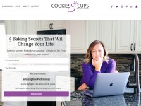 Desktop screenshot for cookiesandcups.com