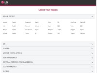 Desktop screenshot for lg.com