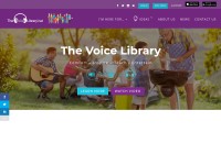 Desktop screenshot for thevoicelibrary.net