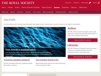 Desktop screenshot for royalsocietypublishing.org