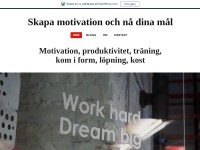 Desktop screenshot for skapamermotivation.wordpress.com