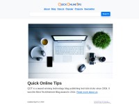Desktop screenshot for quickonlinetips.com