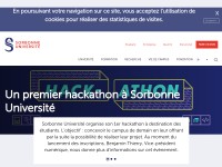 Desktop screenshot for sorbonne-universite.fr