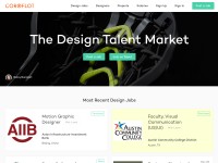 Desktop screenshot for coroflot.com