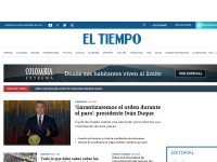 Desktop screenshot for eltiempo.com
