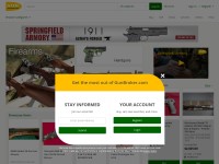 Desktop screenshot for gunbroker.com