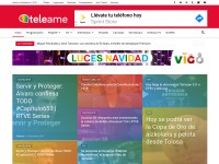 Desktop screenshot for teleame.com