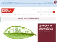 Desktop screenshot for imeche.org