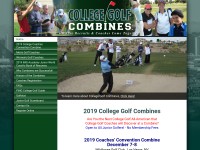 Desktop screenshot for collegegolfcombines.com