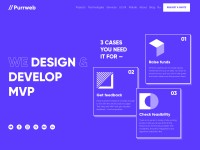 Desktop screenshot for purrweb.com