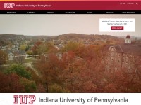 Desktop screenshot for iup.edu