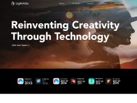 Desktop screenshot for lightricks.com
