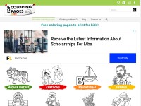 Desktop screenshot for topcoloringpages.net