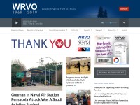 Desktop screenshot for wrvo.org