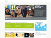 Desktop screenshot for goethe.de