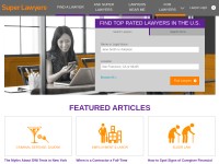 Desktop screenshot for superlawyers.com