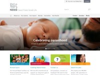 Desktop screenshot for nestle.com