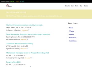 How 0to.xyz looks like on a tablet such as an iPad.