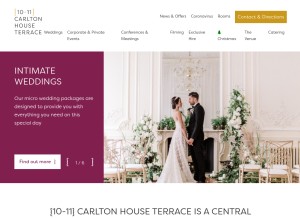 How 10-11cht.com looks like on a tablet such as an iPad.