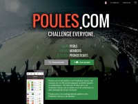 Desktop screenshot for poules.com