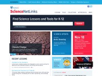 Desktop screenshot for sciencenetlinks.com