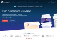Desktop screenshot for onesignal.com