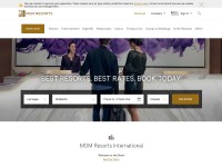Desktop screenshot for mgmresorts.com