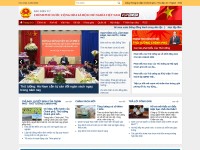 Desktop screenshot for baochinhphu.vn