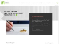 Desktop screenshot for thetaxinstitute.com