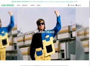 How 1032space.com looks like on a tablet such as an iPad.