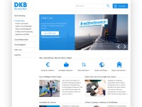 Desktop screenshot for dkb.de