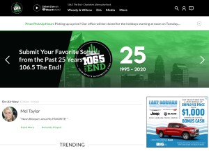 How 1065.com looks like on a tablet such as an iPad.