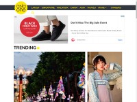 Desktop screenshot for asiaone.com