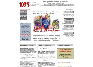 How 1099.com looks like on a tablet such as an iPad.