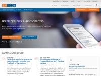 Desktop screenshot for taxnotes.com