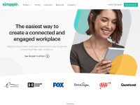 Desktop screenshot for simpplr.com