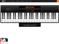Desktop screenshot for virtualpiano.net