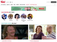 Desktop screenshot for voici.fr