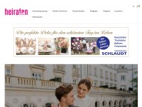 Desktop screenshot for heiraten-magazin.de