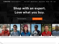 Desktop screenshot for curated.com