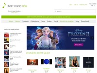 Desktop screenshot for sheetmusicnow.com