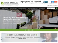 Desktop screenshot for packingserviceinc.com