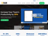 Desktop screenshot for esub.com