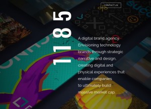 How 1185.com looks like on a tablet such as an iPad.