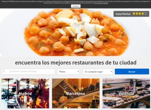 How 11870.com looks like on a tablet such as an iPad.