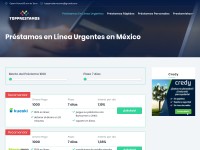 Desktop screenshot for topprestamos.com.mx