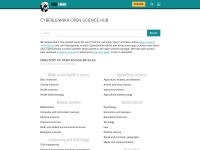 Desktop screenshot for cyberleninka.org